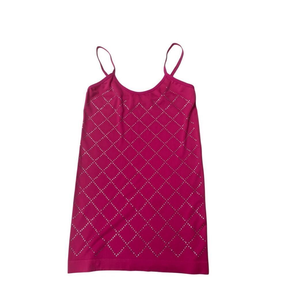 Hot Pink Bling Detail Tank